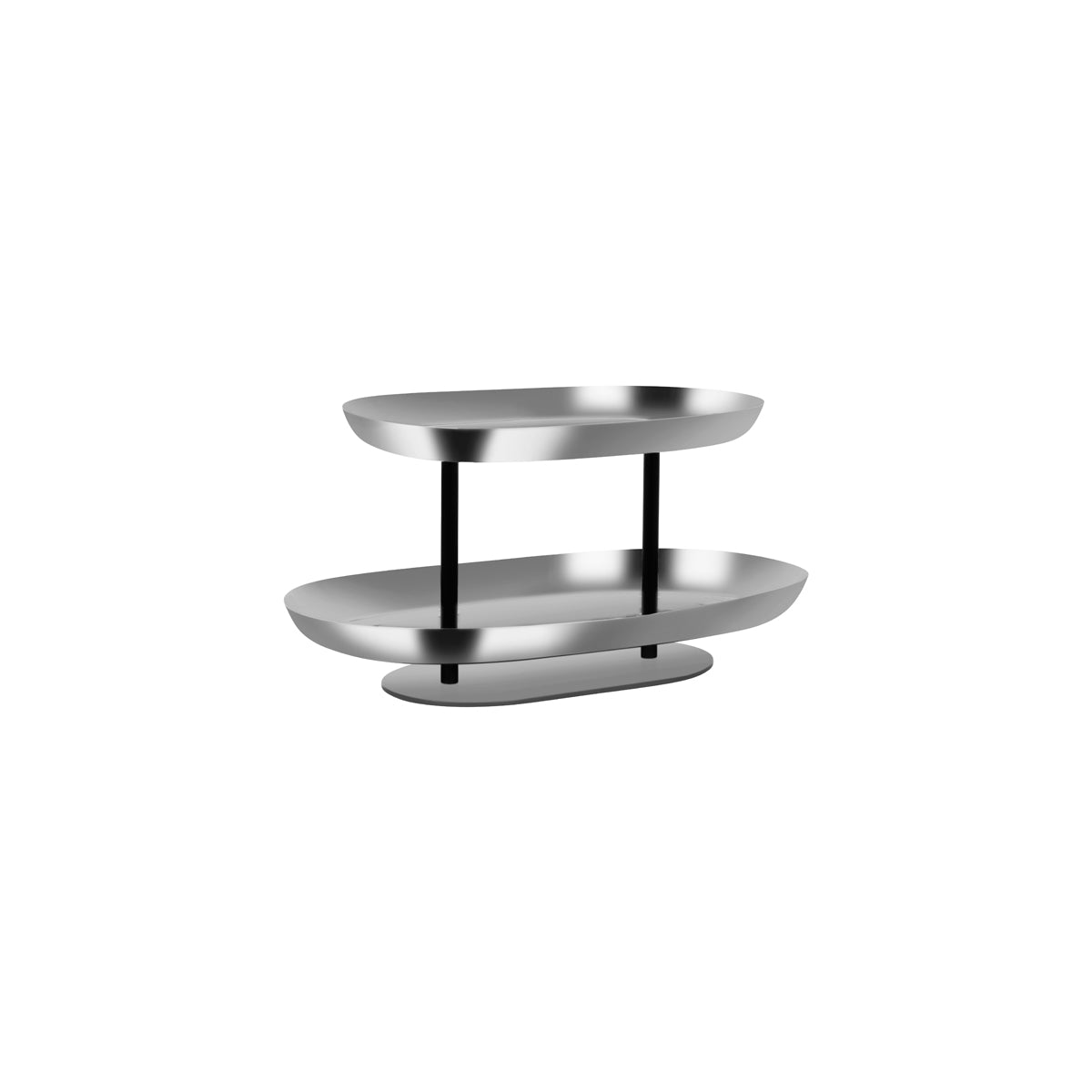 06990 Chef Inox Seafood Stand 2-Tier Stainless Steel / Iron 385x260x195mm Tomkin Australia Hospitality Supplies