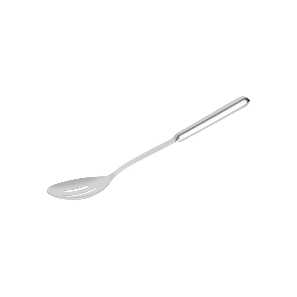 '03599 Chef Inox Salad Spoon Slotted Stainless Steel Hollow Handle 306mm Tomkin Australia Hospitality Supplies