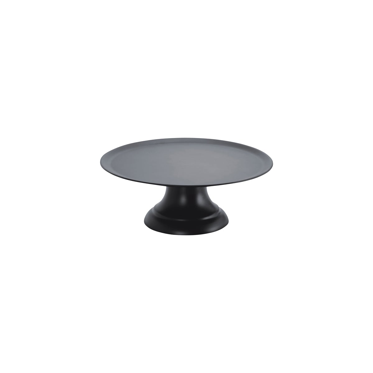 '04148 Chef Inox Cake Plate with Stand Black Polycarbonate 239x107mm Tomkin Australia Hospitality Supplies