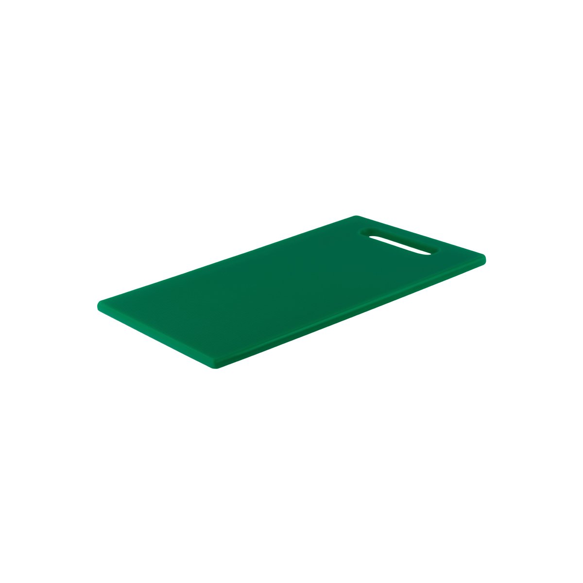 04347 Chef Inox Cutting Board Polyethylene Green with Handle 300x450x12mm Tomkin Australia Hospitality Supplies