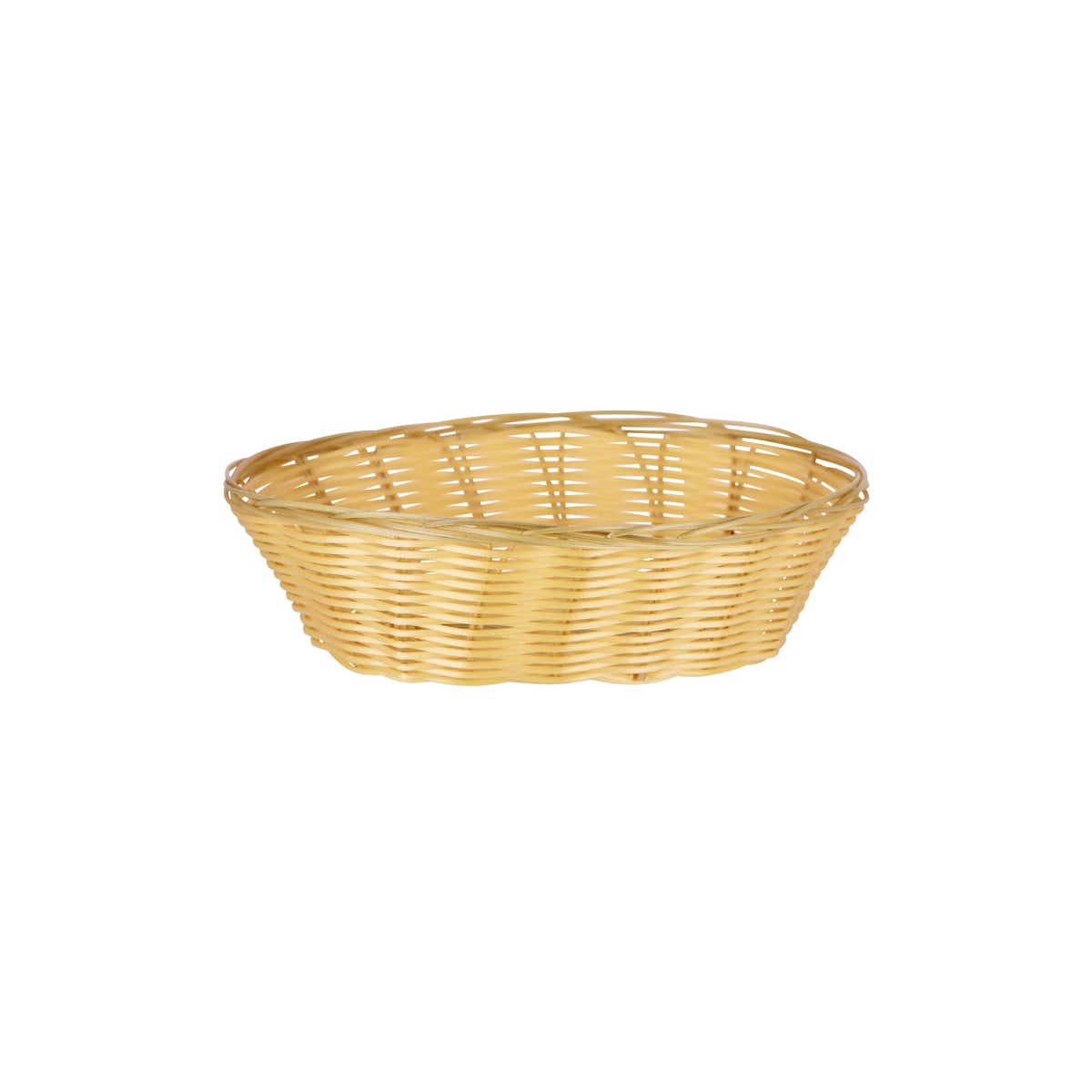'04599 Chef Inox Bread Basket Oval Polypropylene 241x165x70mm Tomkin Australia Hospitality Supplies
