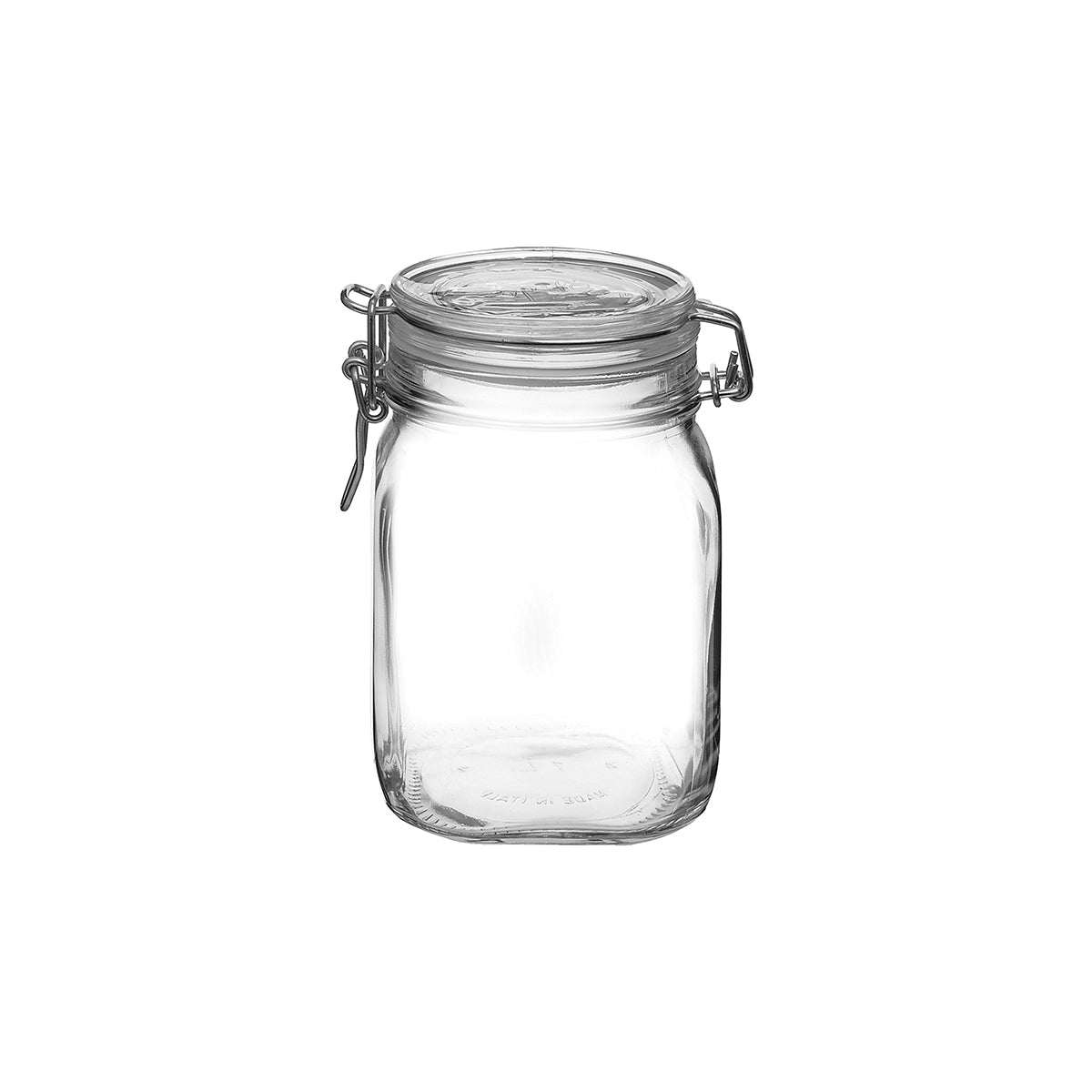 340-002 Bormioli Rocco Fido Jar Clear Lid 1000ml Tomkin Australia Hospitality Supplies