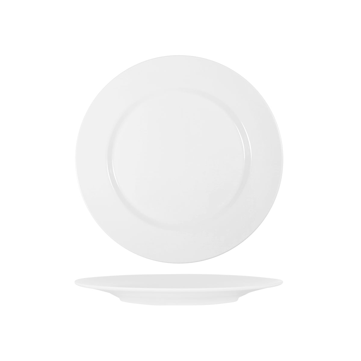 49100 Superware White Round Plate Wide Rim 200mm Tomkin Australia Hospitality Supplies