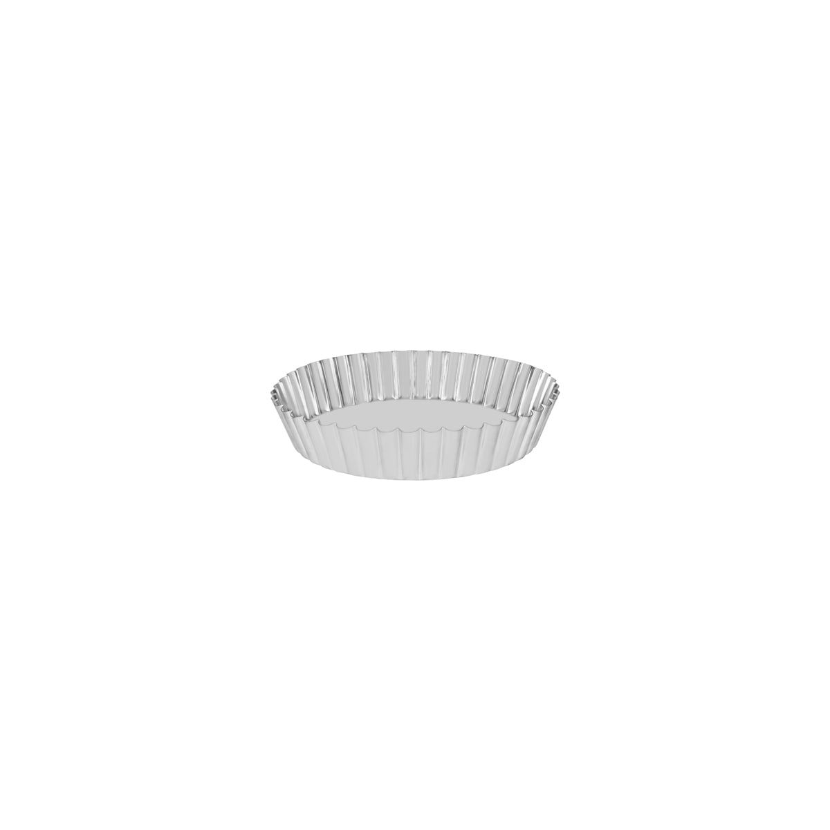 64023 Guery Cake Pan Round Fluted Loose Base 230x45mm Tomkin Australia Hospitality Supplies
