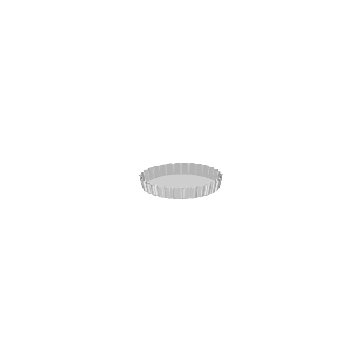 64112 Guery Quiche Pan Round Fluted Loose Base 120x18mm Tomkin Australia Hospitality Supplies