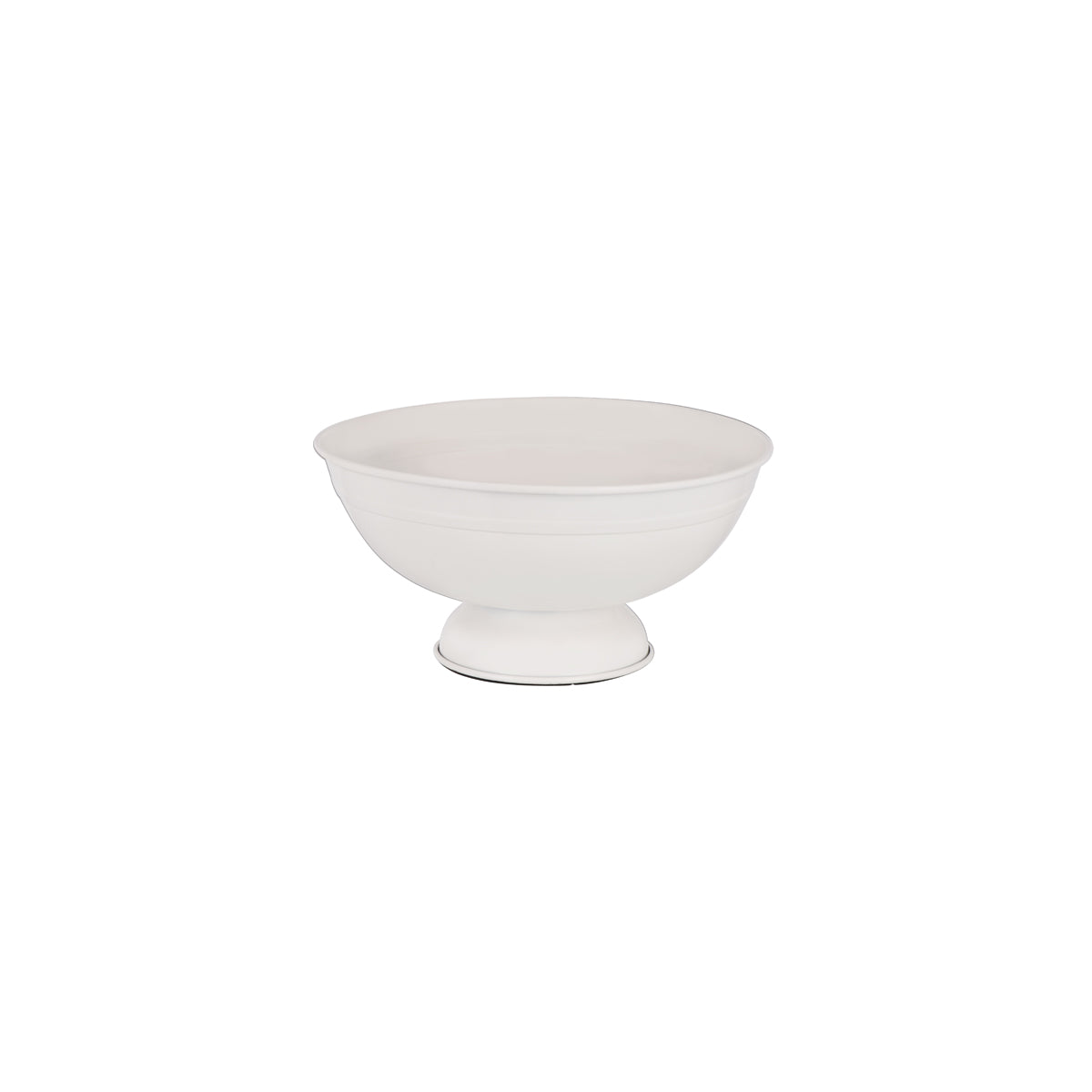 78822 Chef Inox Coney Island Creme Powder Coated Footed Serving Bowl 305x150mm Tomkin Australia Hospitality Supplies