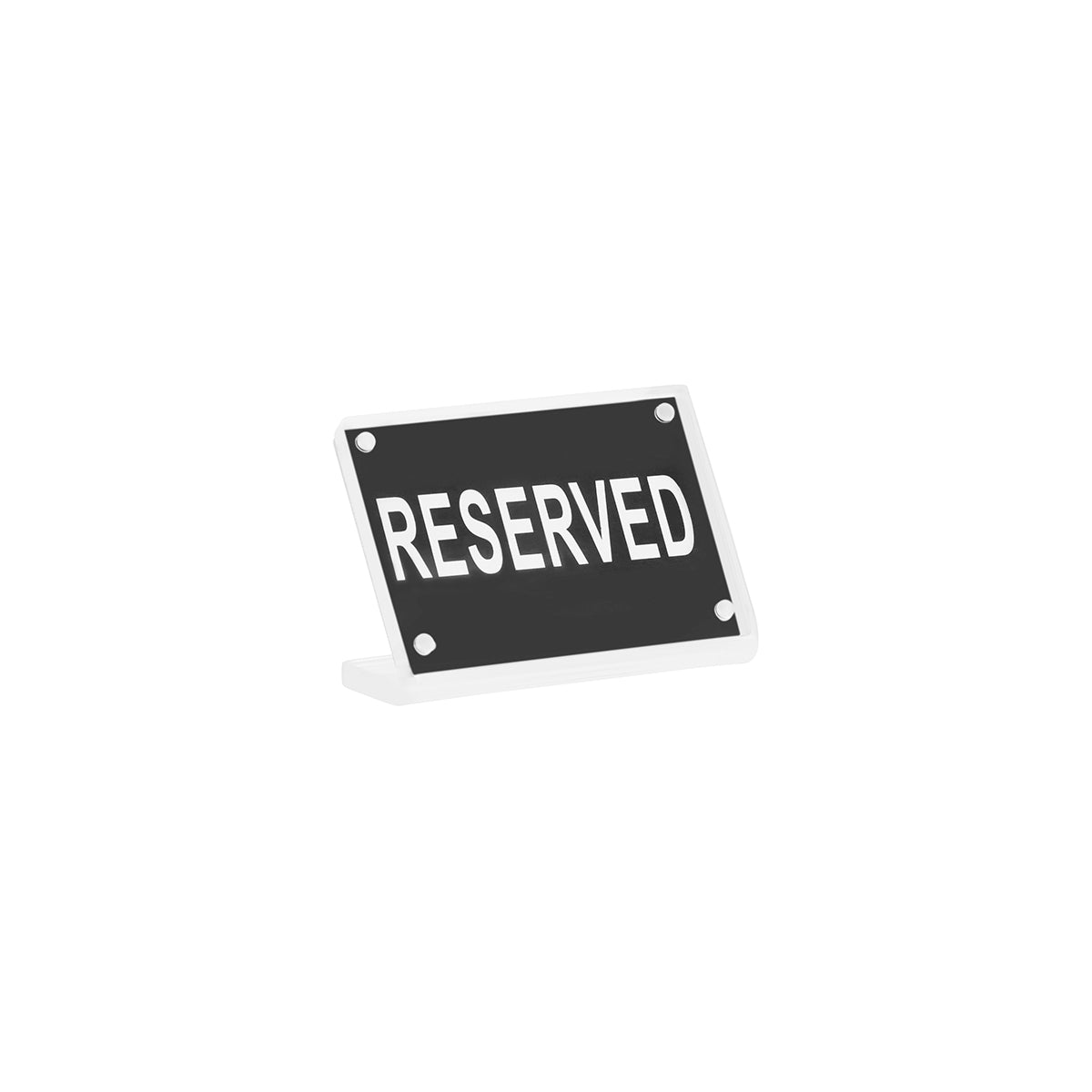 81300 Chef Inox Buffet Sign Acrylic with Magnet Plate - Reserved Tomkin Australia Hospitality Supplies