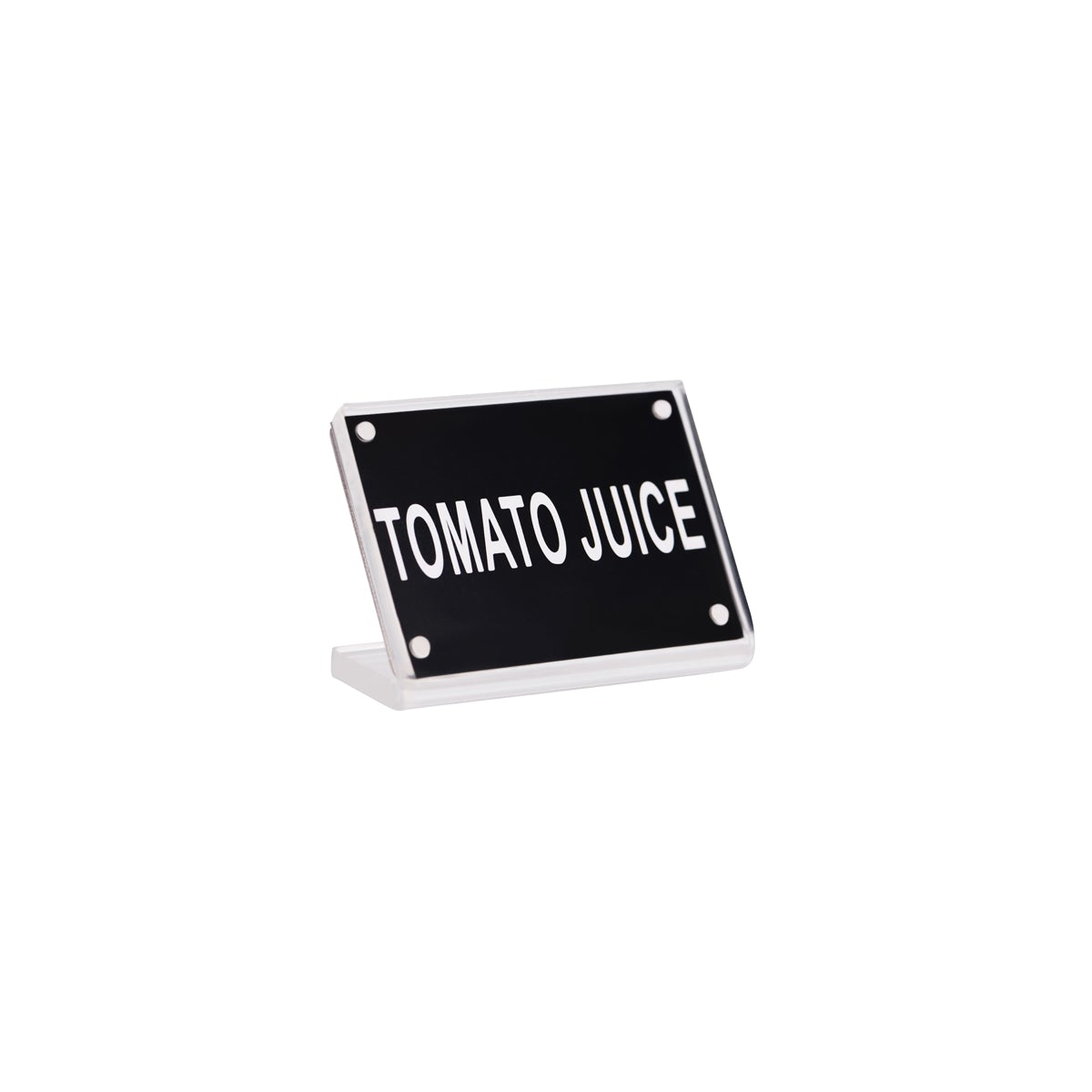 81325 Chef Inox Buffet Sign Acrylic with Magnet Plate - Tomato Juice Tomkin Australia Hospitality Supplies