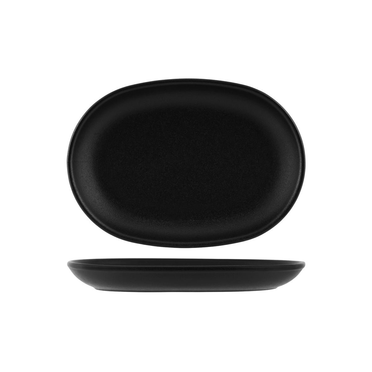 909542 Tablekraft Black Serving Platter 314mm Tomkin Australia Hospitality Supplies