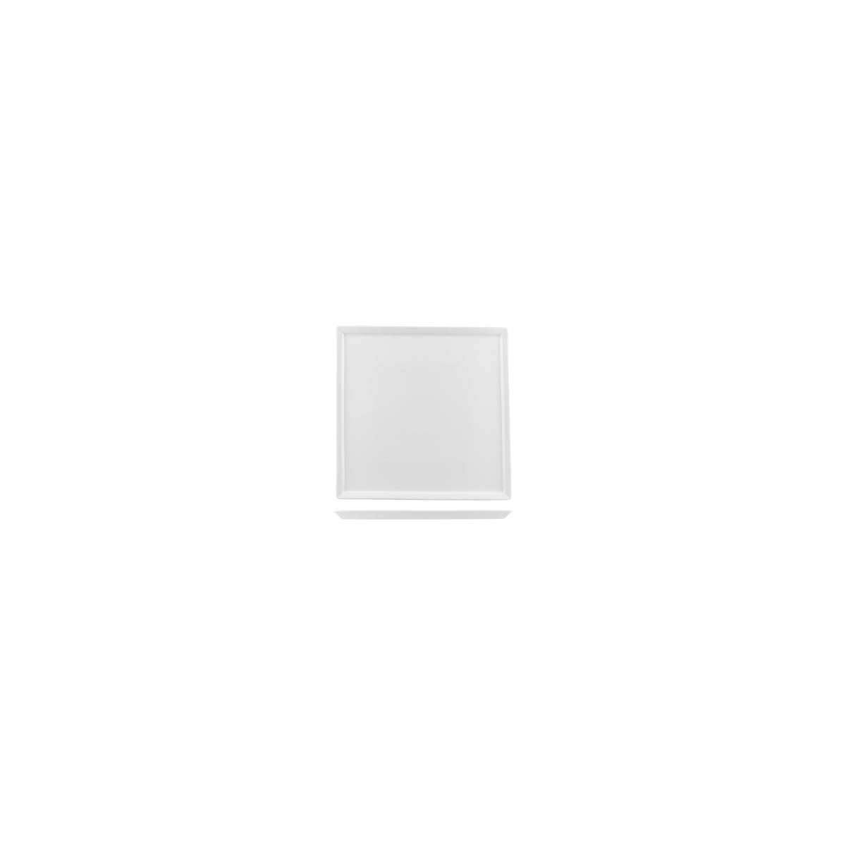 94820 Royal Porcelain White Album Square Plate 100x100mm (U3207) Tomkin Australia Hospitality Supplies