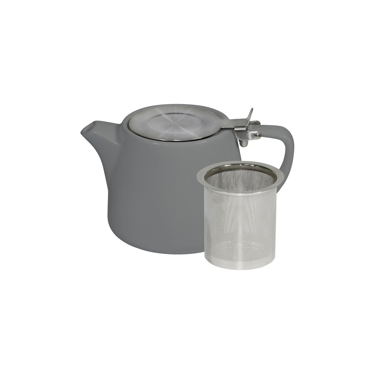 BW0560 Brew French Grey Stackable Teapot 500ml Tomkin Australia Hospitality Supplies