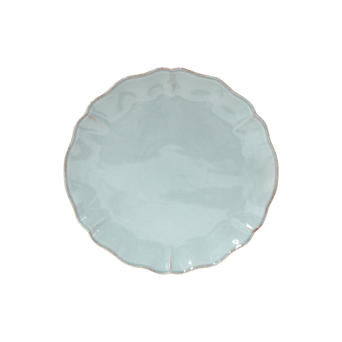 300050 Costa Nova Alentejo Turquoise Round Platter 340mm Tomkin Australia Hospitality Supplies
