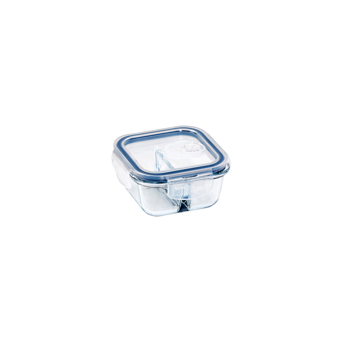 ETR48146 Eterna Glass Containers 2 Divider Square 300ml Tomkin Australia Hospitality Supplies