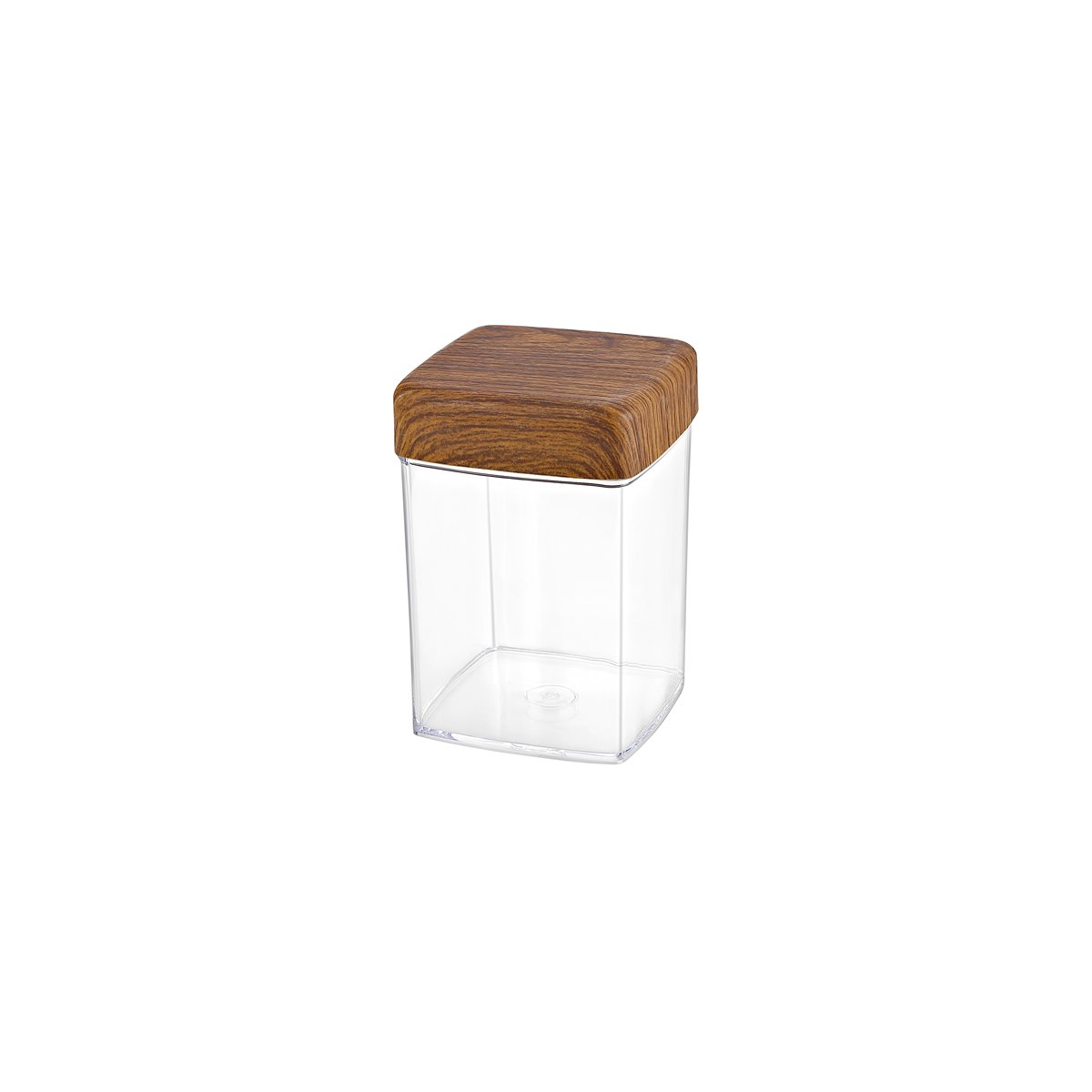 EVE10818 Evelin Evelin Square Cannister with Lid 100x100x140mm Tomkin Australia Hospitality Supplies