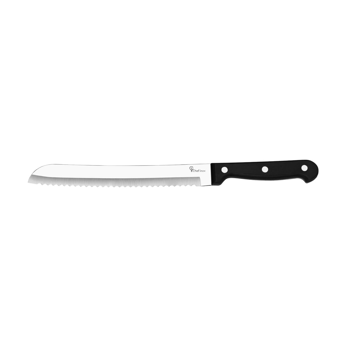 GS-2001 Get Set Bread Knife Black Handle 200mm Tomkin Australia Hospitality Supplies
