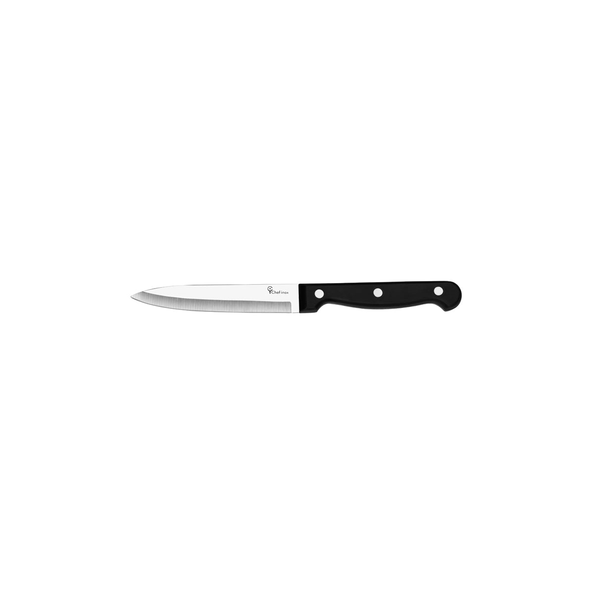 GS-2002 Get Set Vegetable Knife Black Handle 110mm Tomkin Australia Hospitality Supplies