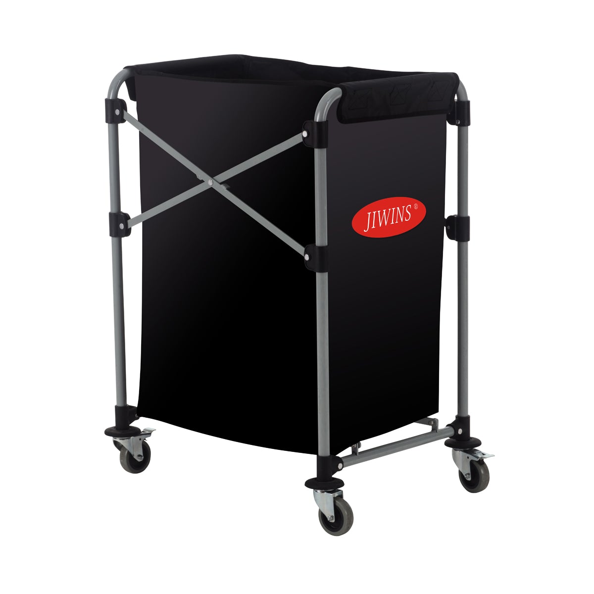 JW-XC150 Jiwins Collapsible Laundry Cart with 150Lt Vinyl Bag Tomkin Australia Hospitality Supplies