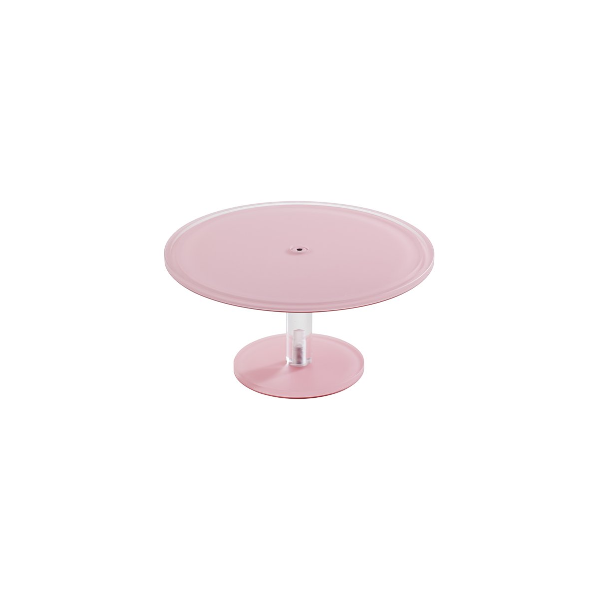 MLP119831 Mealplak Pedestal Cake Stand Pink 300x160mm Tomkin Australia Hospitality Supplies