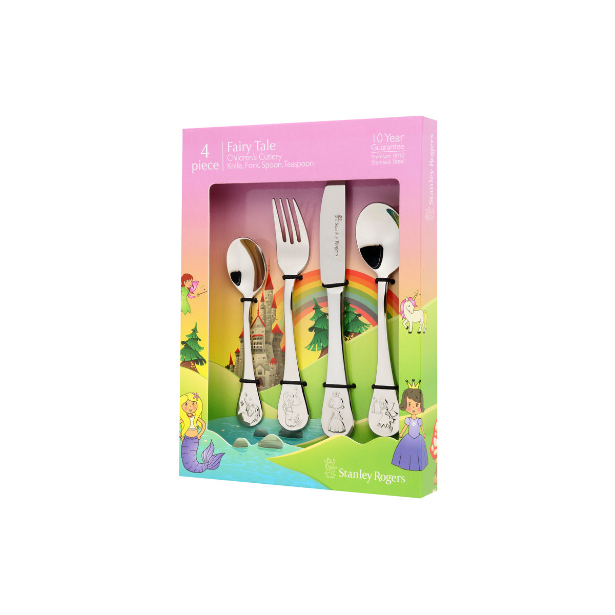 Childrens Cutlery Fairy Tale 4pc Set