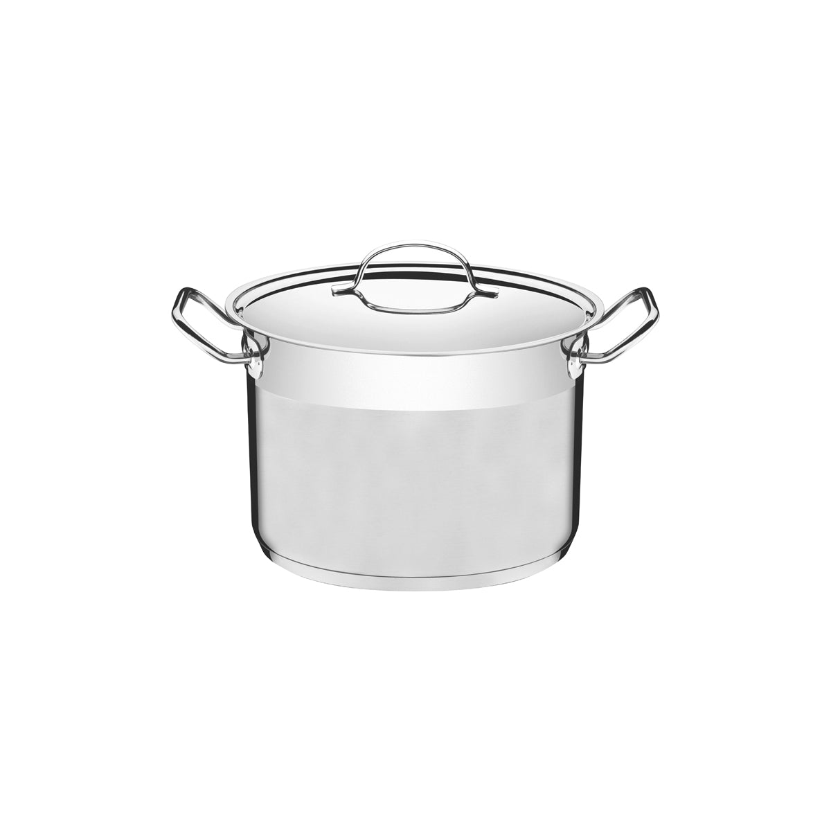 TM62625/281 Tramontina Professional Stock Pot with Lid Stainless Steel 280mm Tomkin Australia Hospitality Supplies