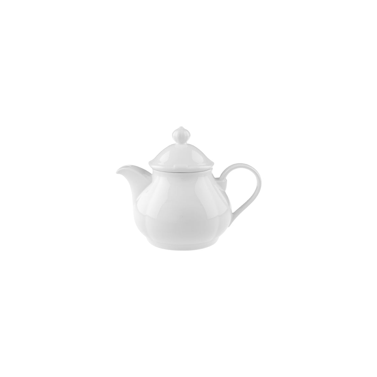 VB16-3318-0530 Villeroy And Boch Villeroy And Boch La Scala White Teapot No. 5 with Lid 400ml Tomkin Australia Hospitality Supplies