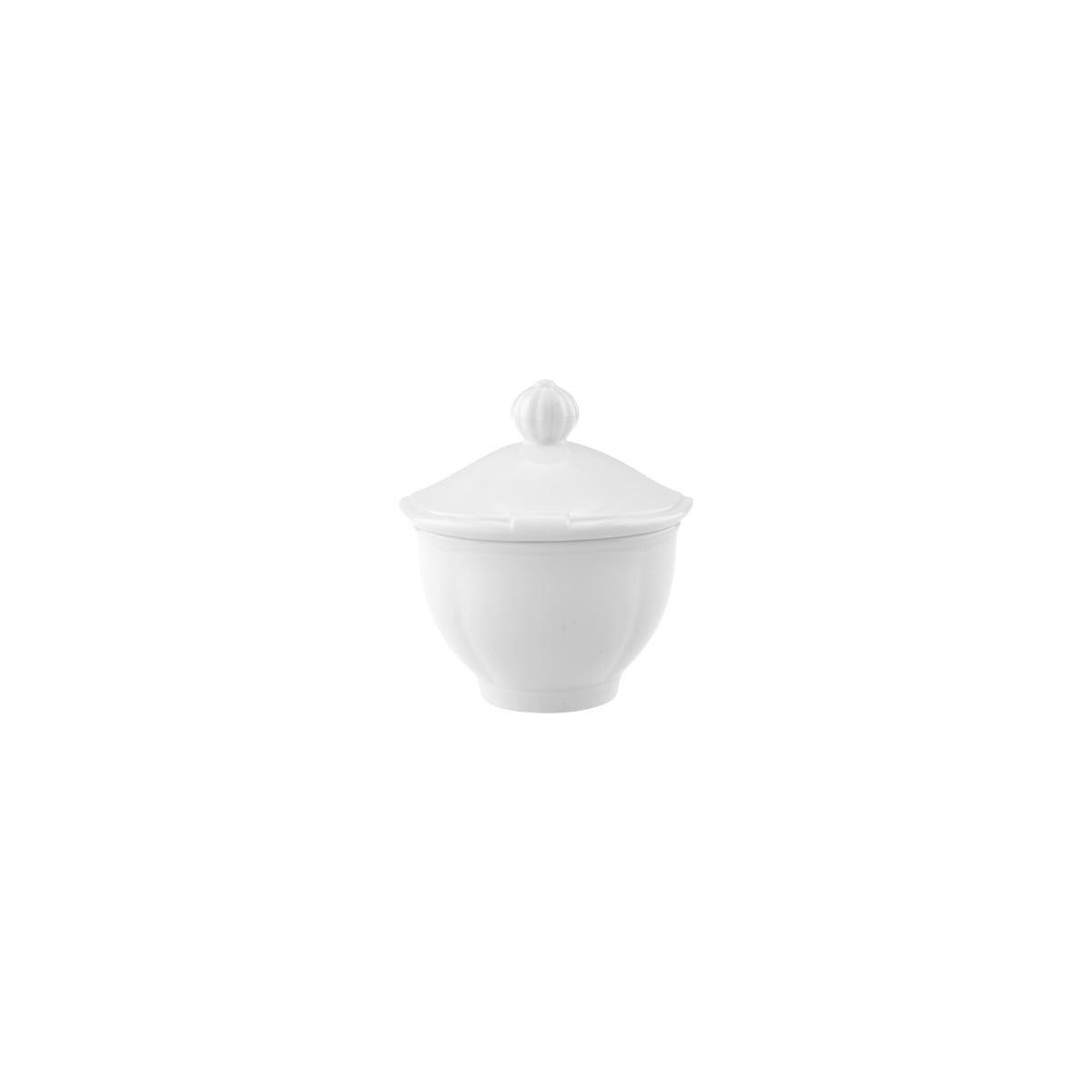 VB16-3318-0930 Villeroy And Boch Villeroy And Boch La Scala White Sugar Bowl with Lid 220ml Tomkin Australia Hospitality Supplies