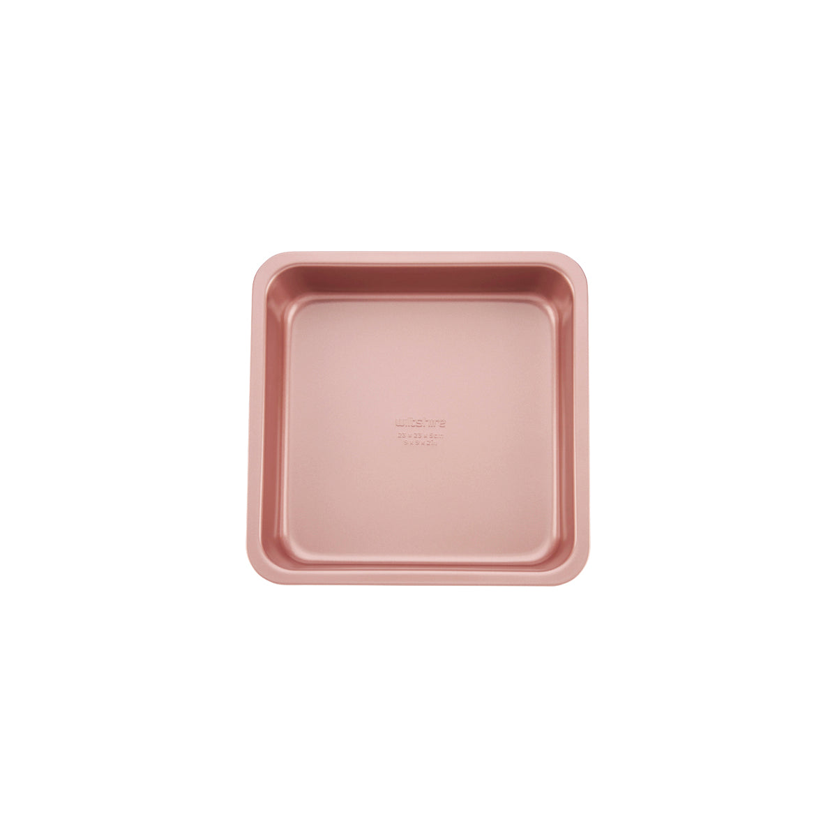 WLT40758 Wiltshire Rose Gold Square Cake Pan 230mm  Tomkin Australia Hospitality Supplies