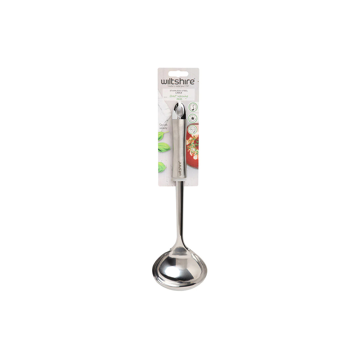 WLT43748 Wiltshire Industrial Soup Ladle Stainless Steel Tomkin Australia Hospitality Supplies