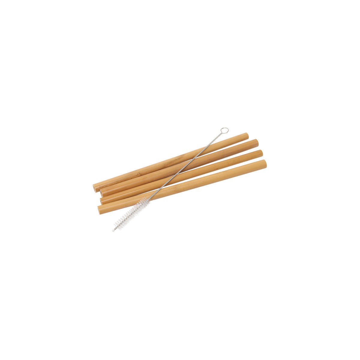WLT43925 Wiltshire Reuseable Bamboo Straws Pack Of 4 Tomkin Australia Hospitality Supplies