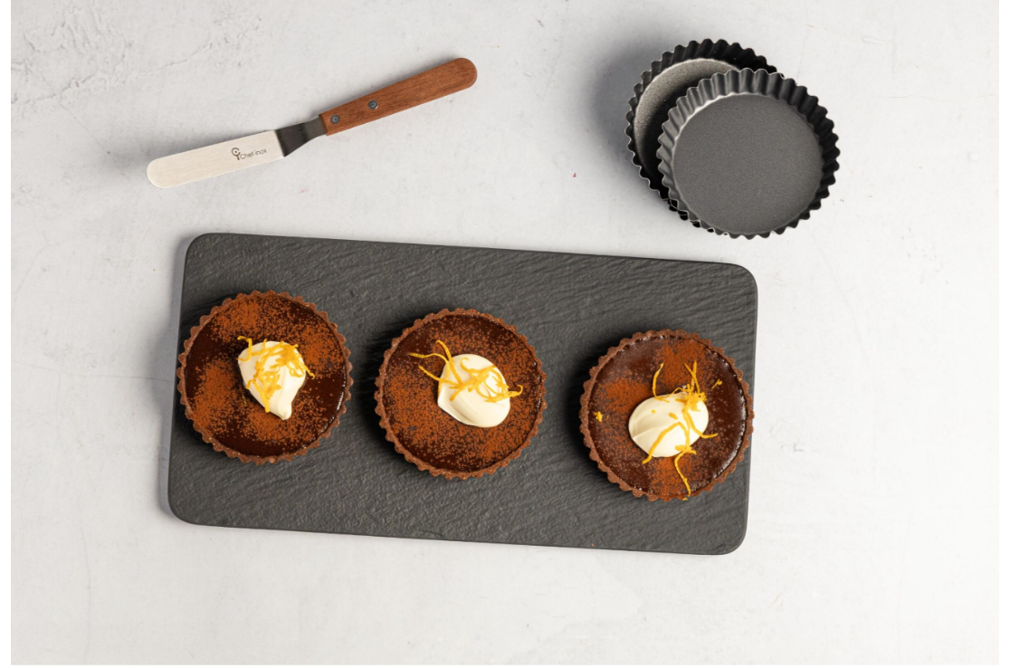 Baked Chocolate Tarts by Kirsten Tibballs