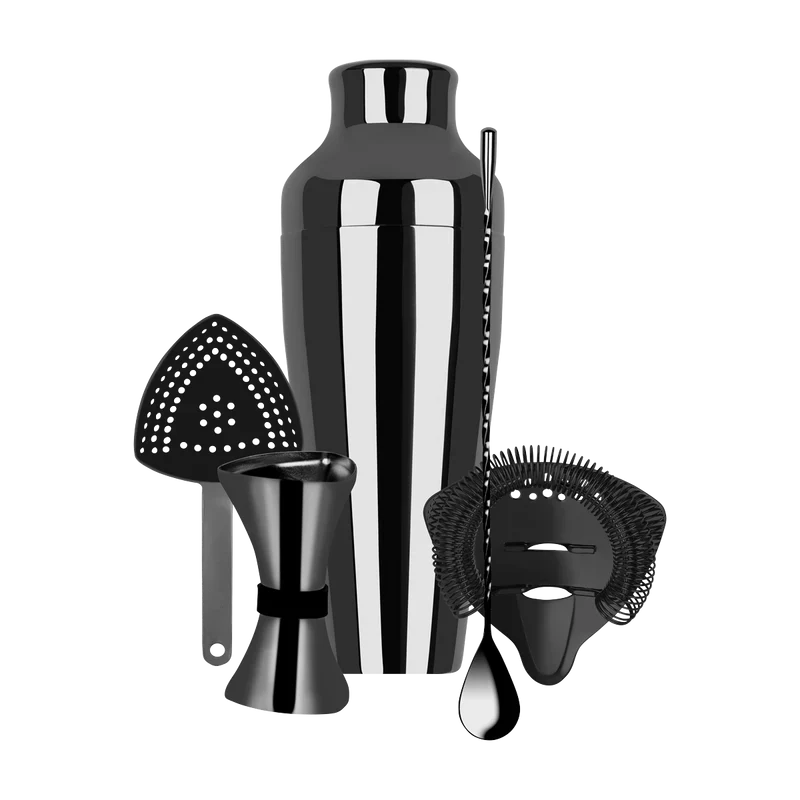 Gunmetal Barware