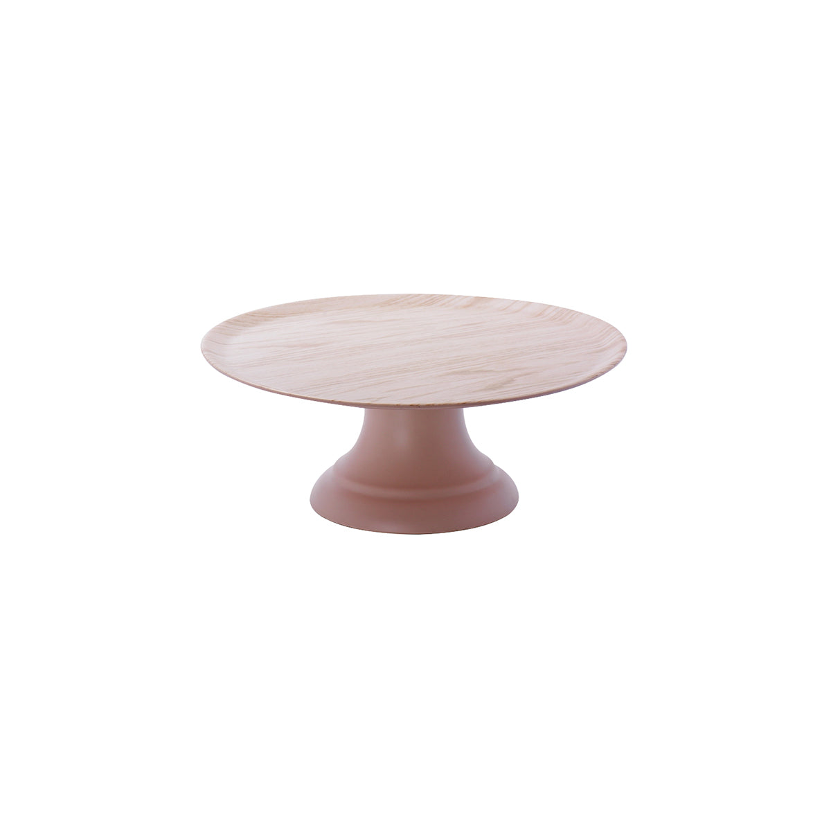 04160 Chef Inox Cake Stand Wood Grain Polycarbonate 297x110mm Tomkin Australia Hospitality Supplies