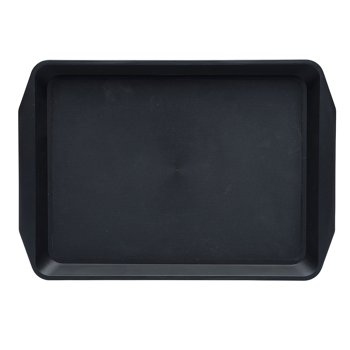 04275 Chef Inox Chef Inox Rect Bar Tray Non Slip PP Black 430x300x30mm Tomkin Australia Hospitality Supplies