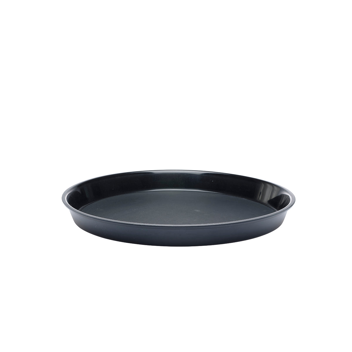 04286 Chef Inox Chef Inox Round Bar Tray Non Slip PP Black 360x39mm Tomkin Australia Hospitality Supplies