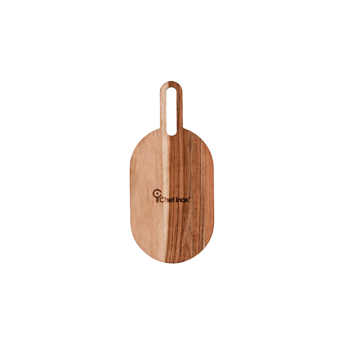 04703 Chef Inox Serve Natural Acacia Rectangular Paddle Board 225x140x15mm Tomkin Australia Hospitality Supplies