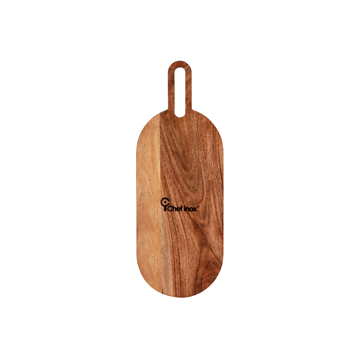 04704 Chef Inox Serve Natural Acacia Rectangular Paddle Board 305x140x15mm Tomkin Australia Hospitality Supplies