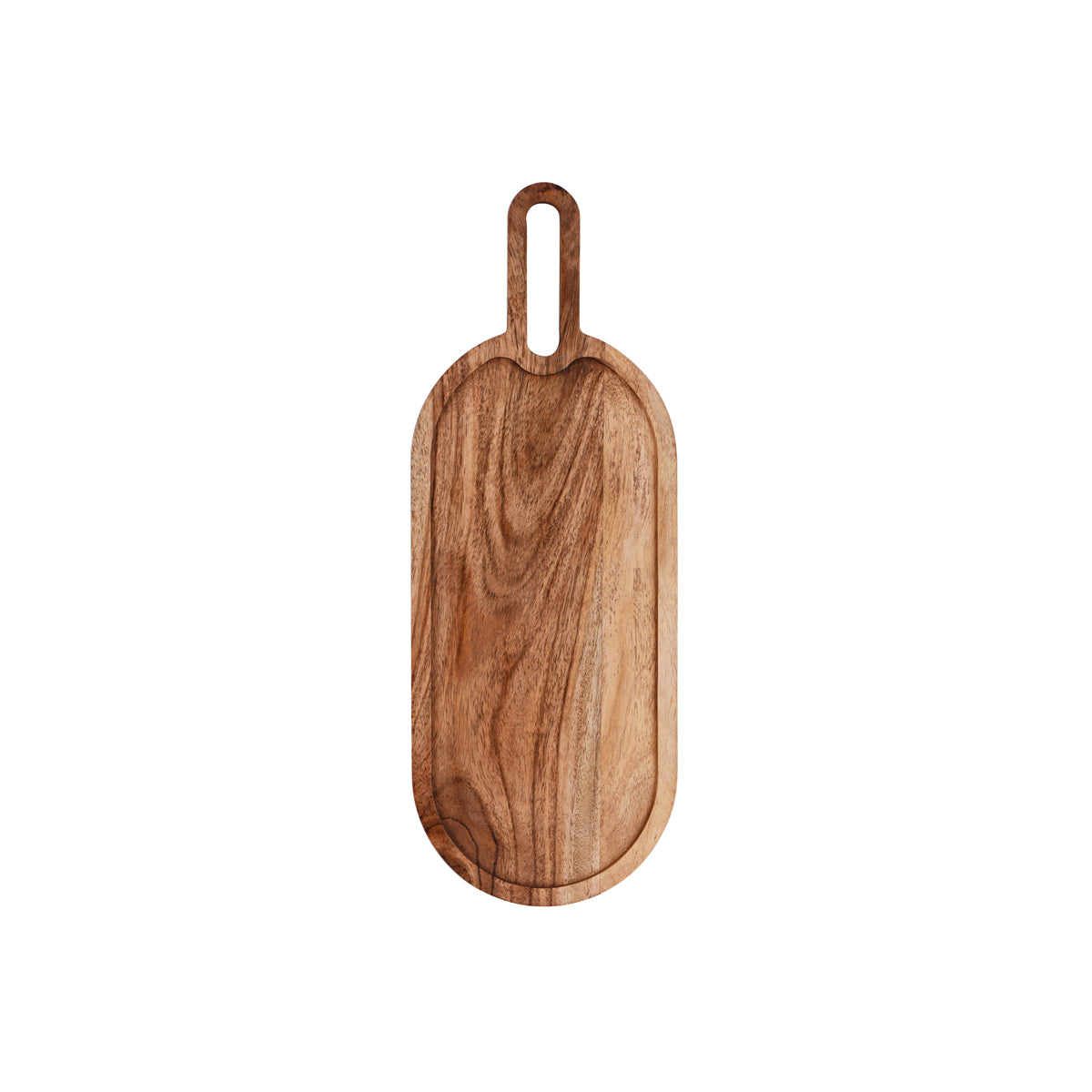 04704 Chef Inox Serve Natural Acacia Rectangular Paddle Board 305x140x15mm Tomkin Australia Hospitality Supplies