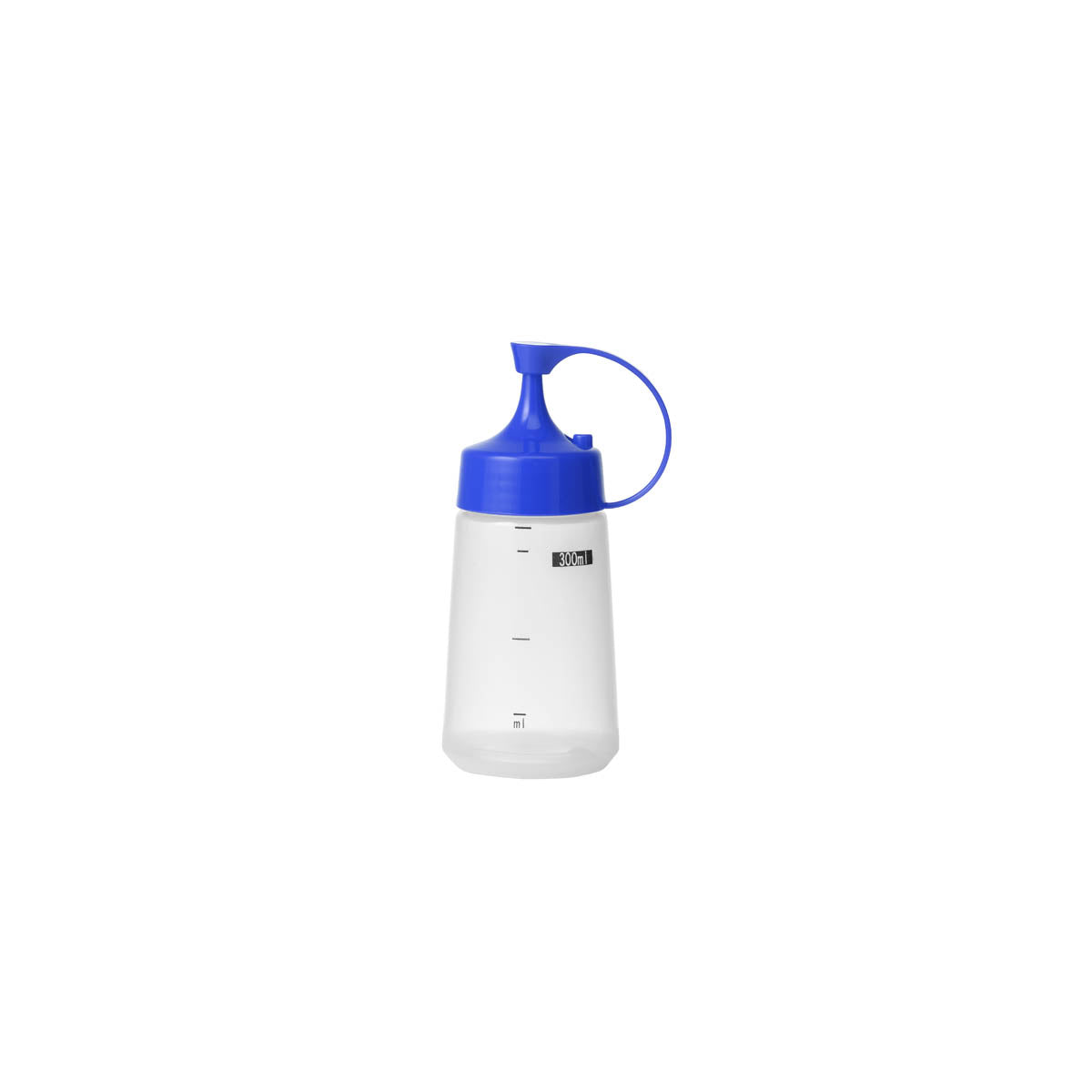 06829 Chef Inox  Soft Squeeze Bottle w/ Blue Cap 300ml Tomkin Australia Hospitality Supplies