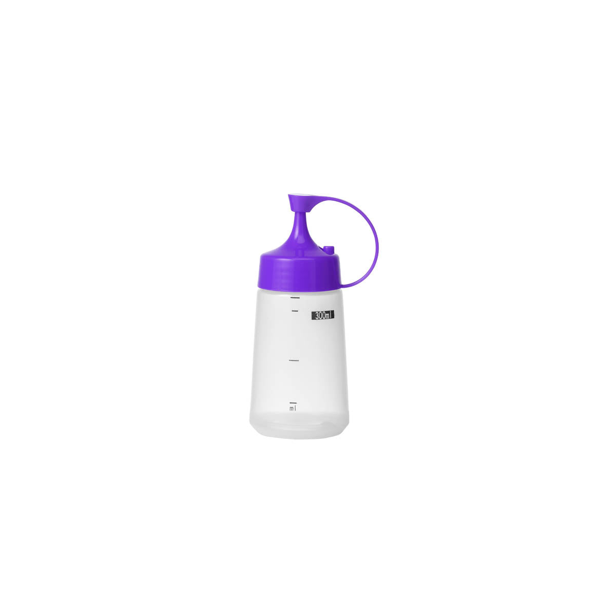 06830 Chef Inox  Soft Squeeze Bottle w/ Purple Cap 300ml Tomkin Australia Hospitality Supplies