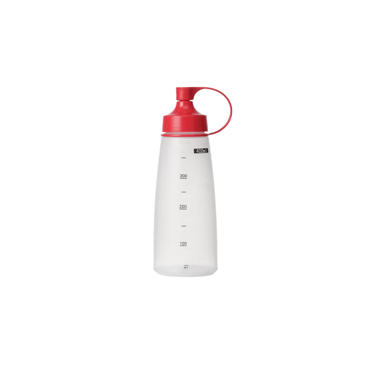 06831 Chef Inox  Soft Squeeze Bottle w/ Red Cap 400ml Tomkin Australia Hospitality Supplies