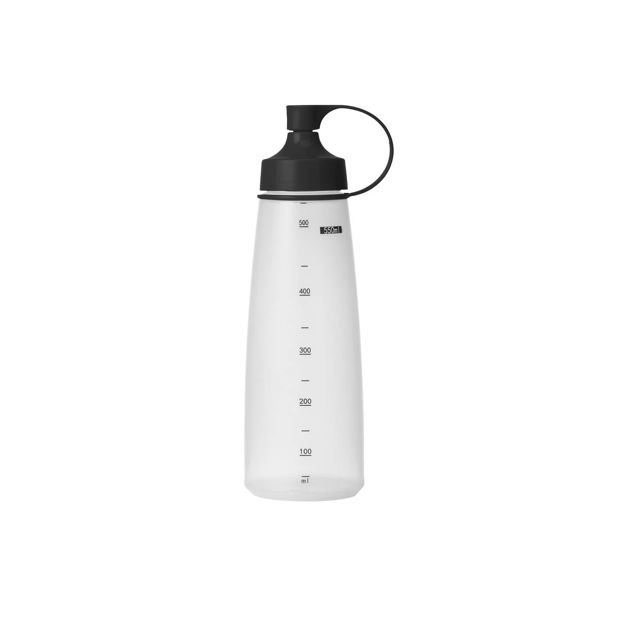 06836 Chef Inox  Soft Squeeze Bottle w/ Black Cap 550ml Tomkin Australia Hospitality Supplies