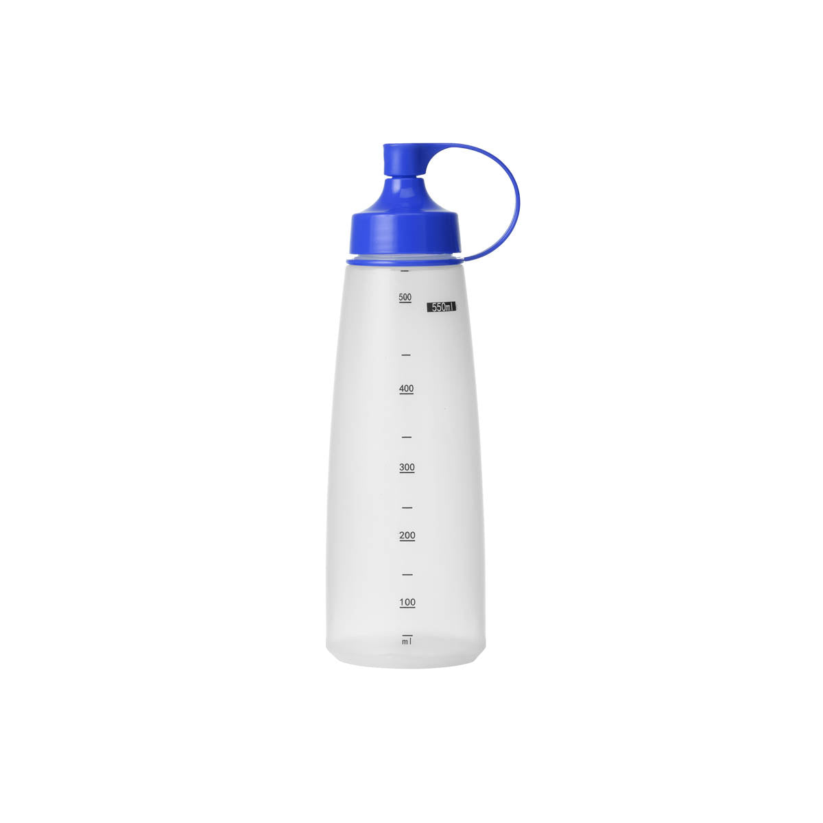 06837 Chef Inox  Soft Squeeze Bottle w/ Blue Cap 550ml Tomkin Australia Hospitality Supplies