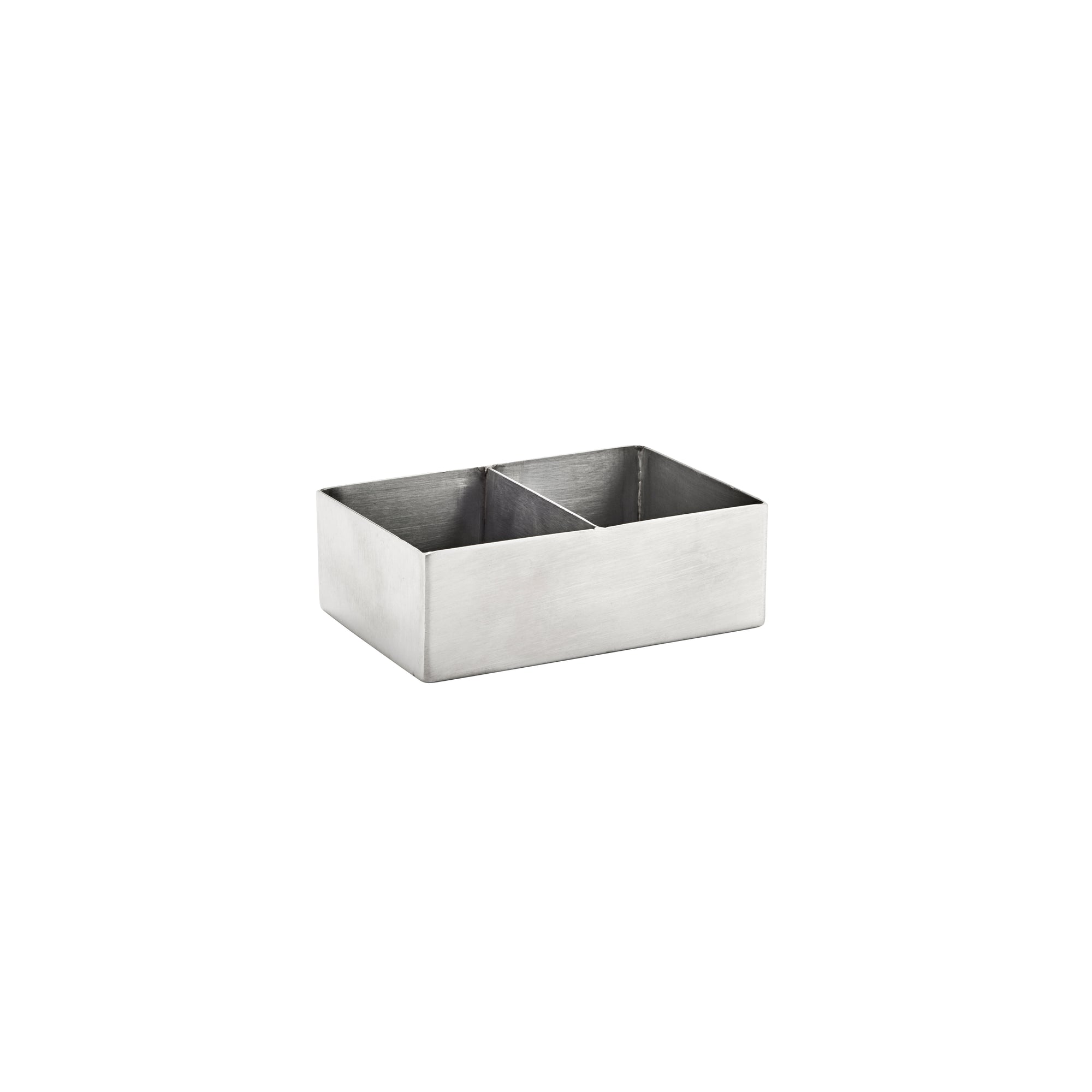 Sugar Packet Holder with Divider Stainless Steel 120x80x40mm