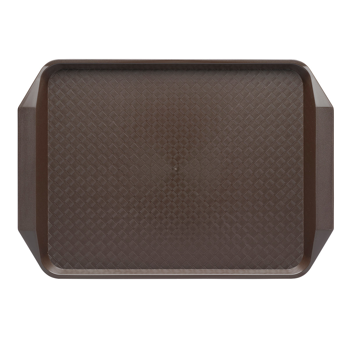 06987-BN Chef Inox Chef Inox Rect Fast Food Tray PP 425x300x35mm Brown Tomkin Australia Hospitality Supplies
