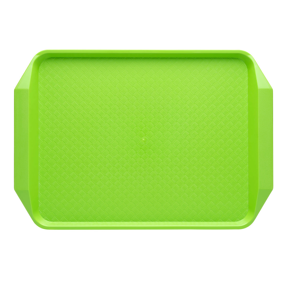 06987-GN Chef Inox Chef Inox Rect Fast Food Tray PP 425x300x35mm Green Tomkin Australia Hospitality Supplies