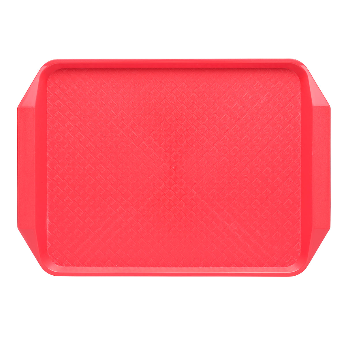 06987-R Chef Inox Chef Inox Rect Fast Food Tray PP 425x300x35mm Red Tomkin Australia Hospitality Supplies