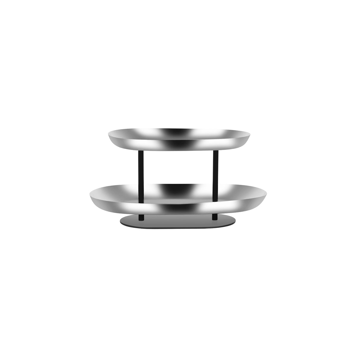 06990 Chef Inox Seafood Stand 2-Tier Stainless Steel / Iron 385x260x195mm Tomkin Australia Hospitality Supplies