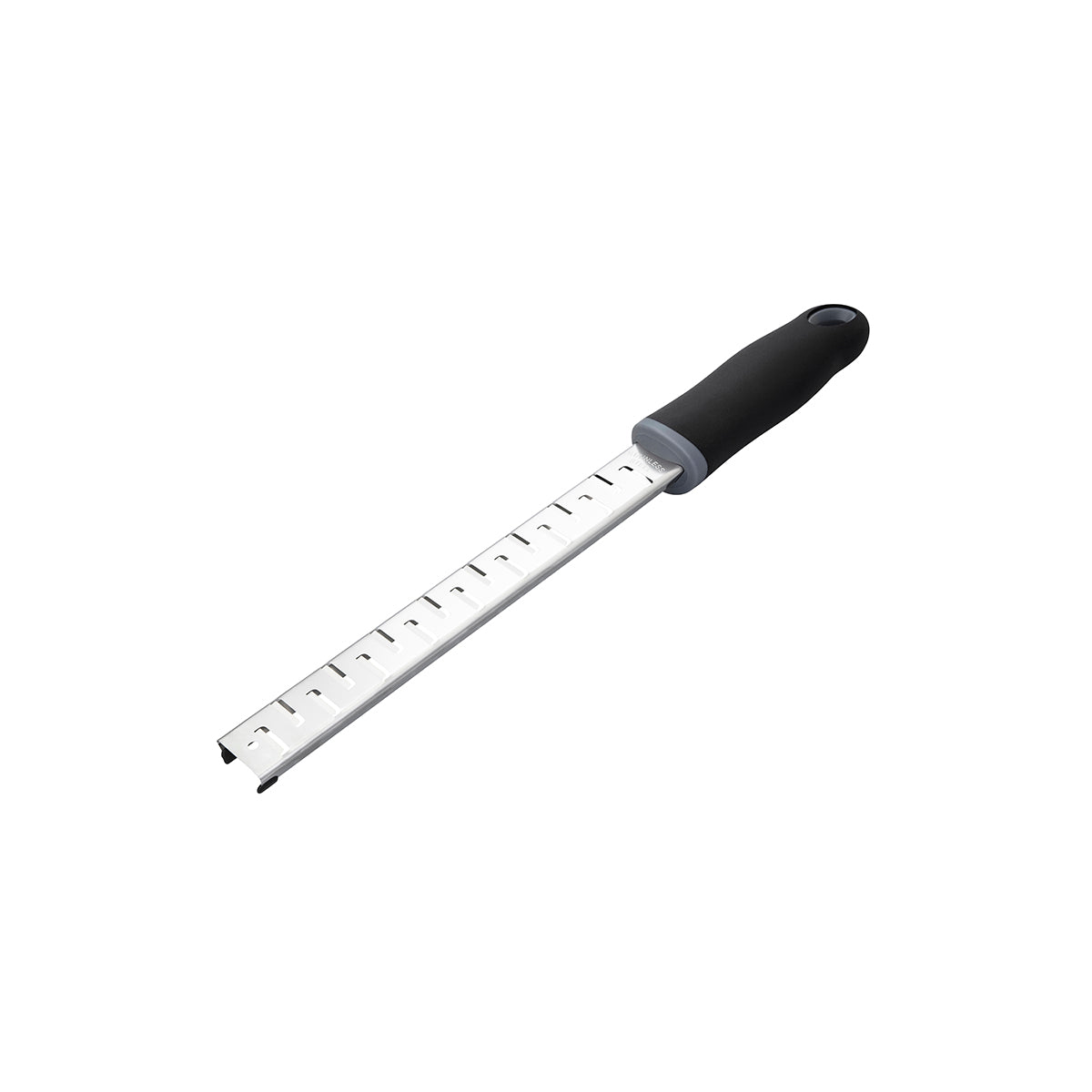 07372 Chef Inox Long Plane Ribbon Grater with Black Handle 325mm Tomkin Australia Hospitality Supplies