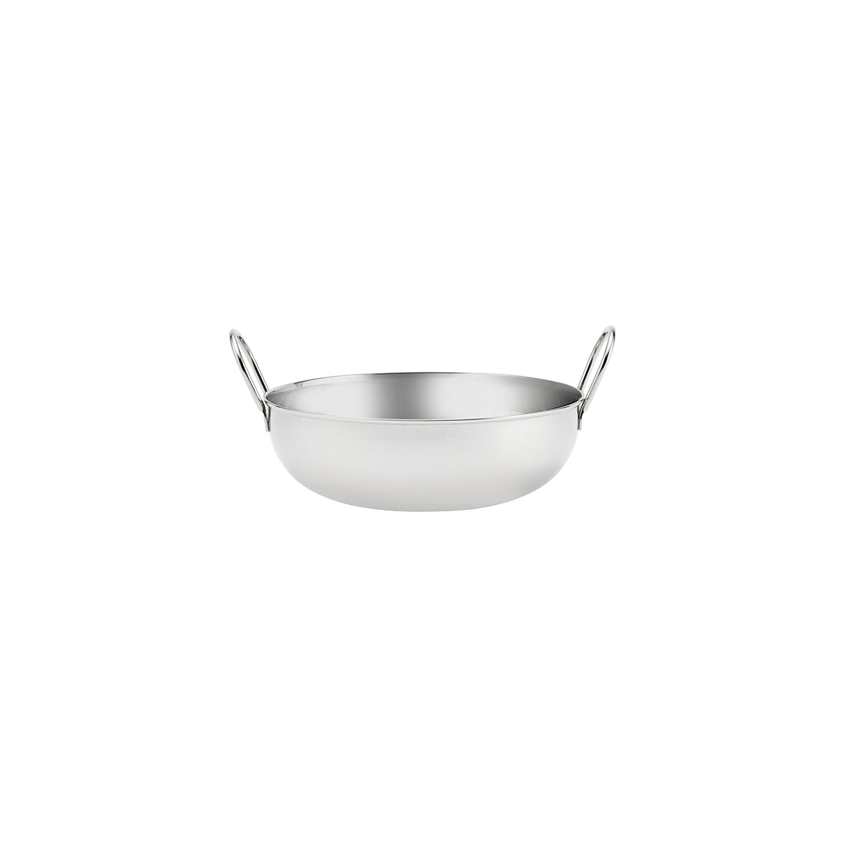 Kadai Bowl with Handles Stainless Steel 210x67mm