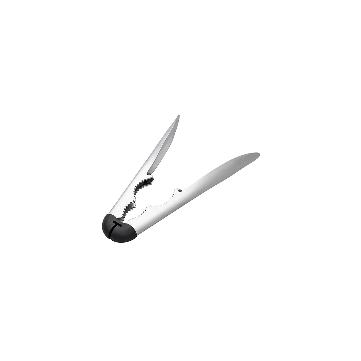 07734 Chef Inox Seafood Nut Cracker Stainless Steel Polypropylene Black Tip 185x52mm Tomkin Australia Hospitality Supplies